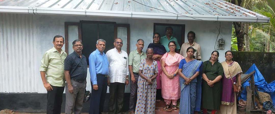 Re-built shelter for aged mother